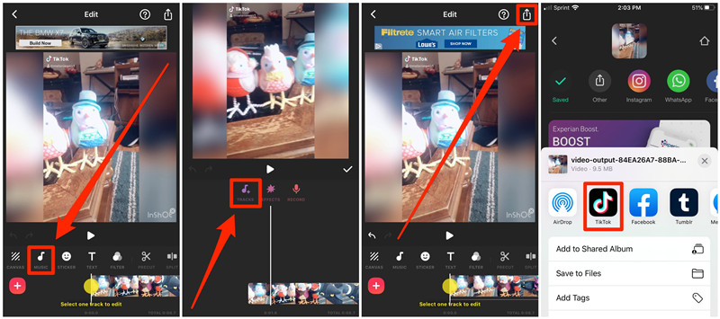Spotify မှ TikTok တွင် သီချင်းထည့်နည်း။