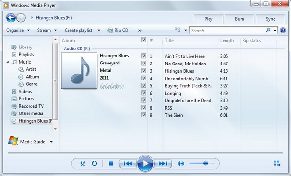 Sida loo ciyaaro buugaagta maqalka ee la maqli karo ee Windows Media Player?