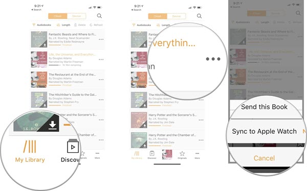 Hur man spelar Audible på Apple Watch på 2 olika sätt