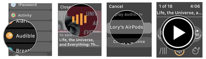 Hur man spelar Audible på Apple Watch på 2 olika sätt
