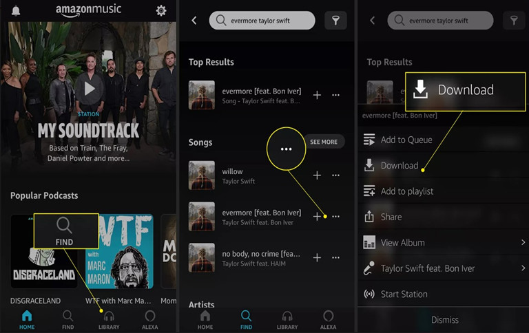Ho Amazon Music bakeng sa iOS